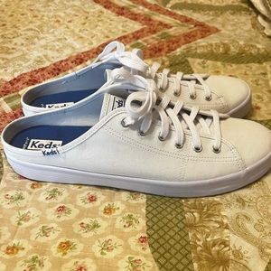 White mule Keds, size 11